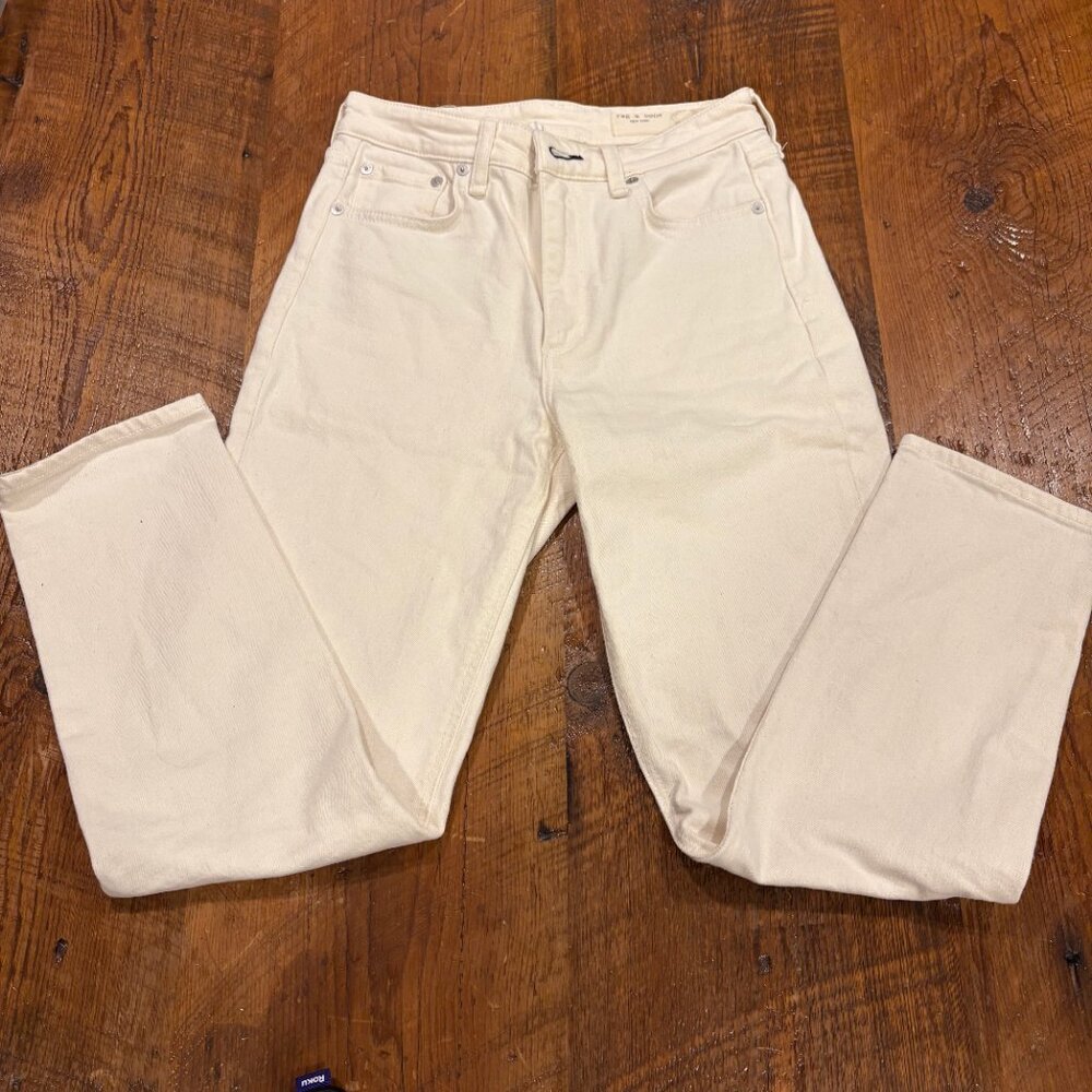 rag & bone nina high rise ankle cigarette jeans Size 25